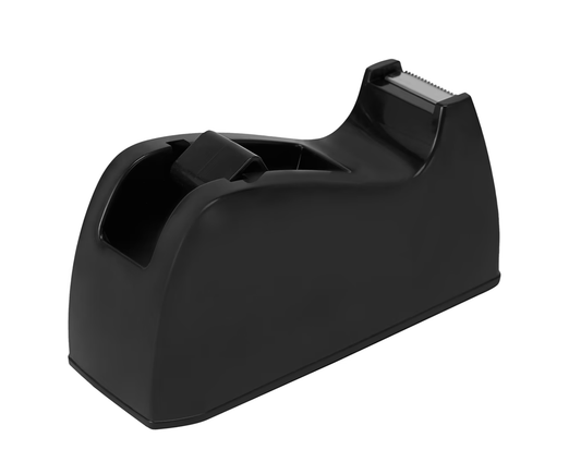 Sticky Desktop Tape Dispenser Holder Cutter With Tape Roll Packaging Office Desk