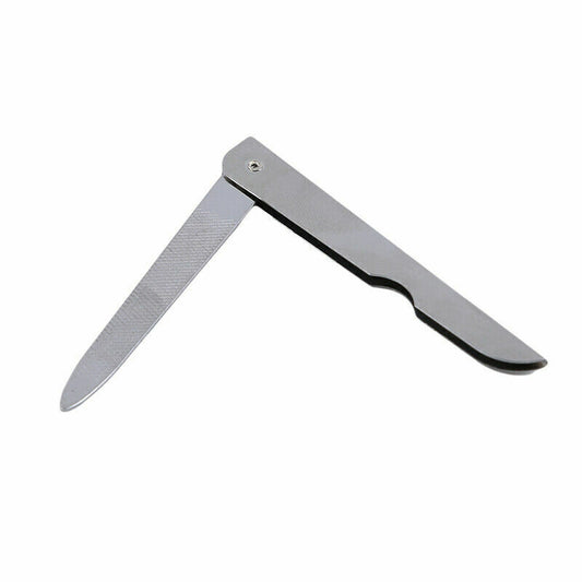 Stainless Steel Dual Sided Metal Nail File Art Pedicure Manicure Tool