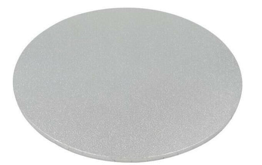 Cake Board Base Masonite 6mm Silver Round Professional Cake Boxes 10" Diameter