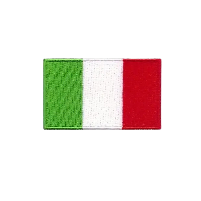 Italy Flag Embroidered Patch Patriotic Military Badge Embroidery Sewing