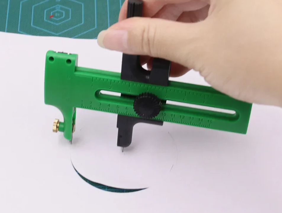 Rotary Circle Cutter Compass Tool Cardboard Cut Paper Sewing Art School Craft
