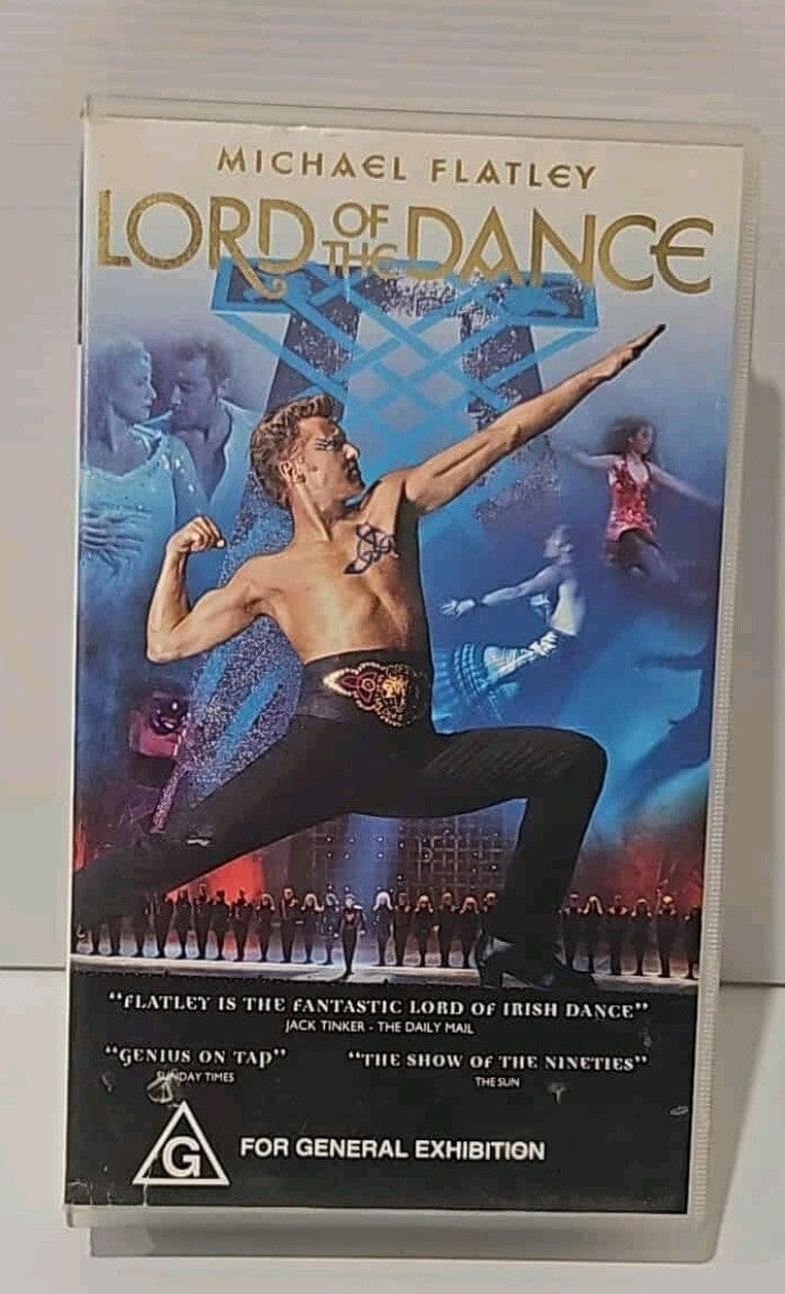 Alona.com.au MICHAEL FLATLEY CONCERT LORD OF THE DANCE VHS VIDEO 92 MINS