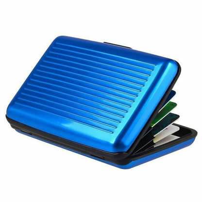 Aluminum Metal Waterproof Box Case Business Credit Card Holder Wallet RFID
