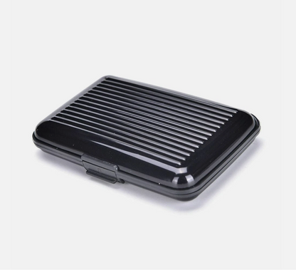 Aluminum Metal Waterproof Box Case Business Credit Card Holder Wallet RFID