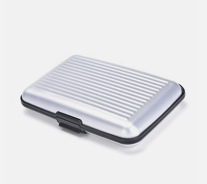 Aluminum Metal Waterproof Box Case Business Credit Card Holder Wallet RFID