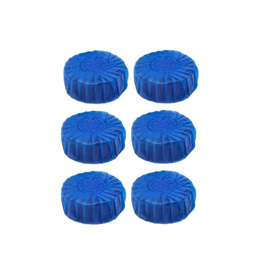 6PCS Toilet Deodoriser Blocks Foaming Bowl Cleaner Freshener Automatic Flushing