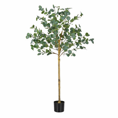 Alona.com.au Home & Garden > Artificial Plants > Artificial Flowers & Plants Artiss 150cm Artificial Eucalyptus Tree with Realistic Textured Leaves for Indoor Home Office Decor