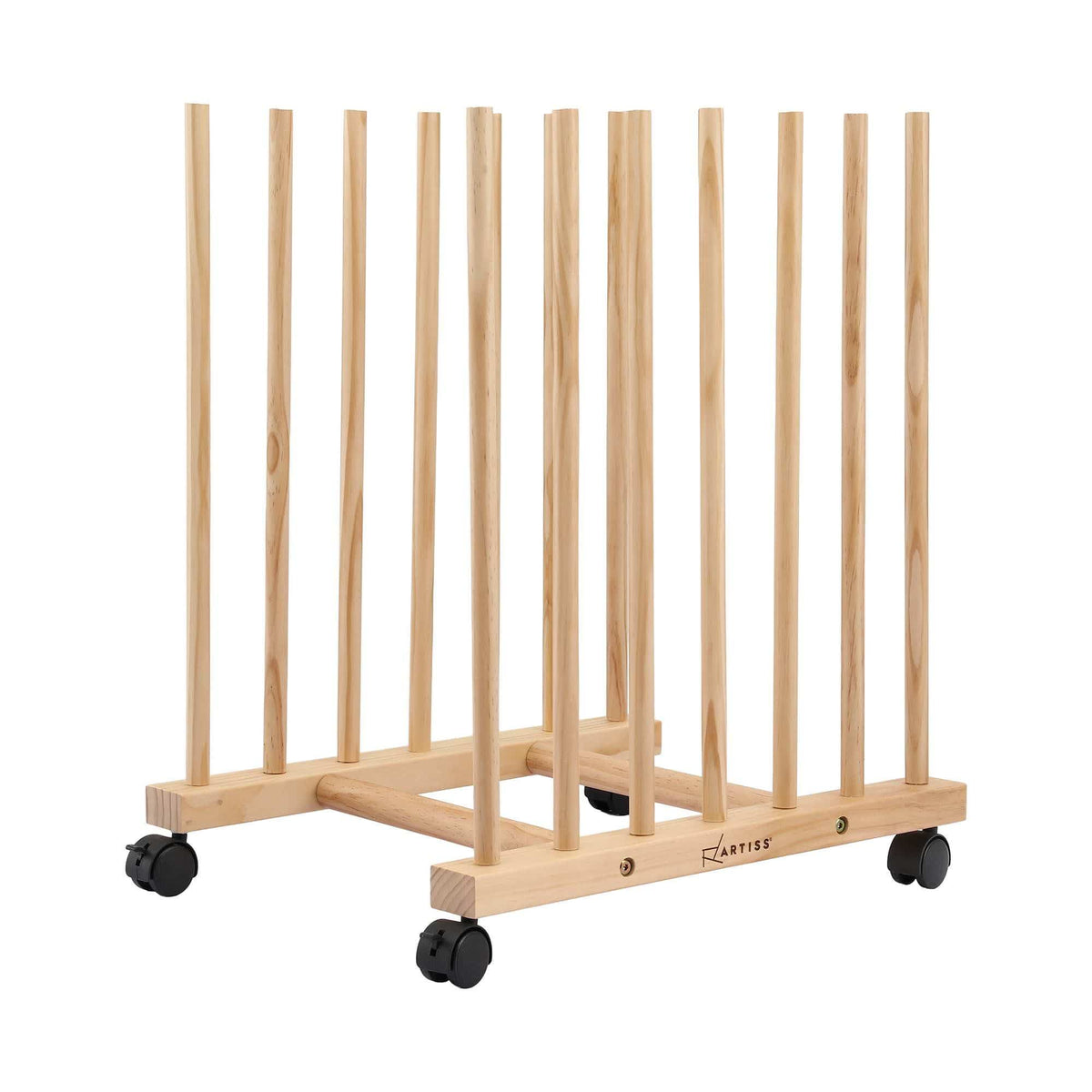 Alona.com.au Home & Garden > Hobbies > Arts & Crafts Artiss Wooden Art Drying & Canvas Storage Rack with Caster Wheels for Studio,Galleries,Classroom