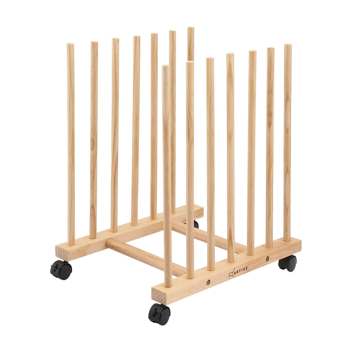 Alona.com.au Home & Garden > Hobbies > Arts & Crafts Artiss Wooden Art Drying & Canvas Storage Rack with Caster Wheels for Studio,Galleries,Classroom
