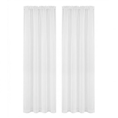 Artiss Blockout Curtains 2X 132x213cm Light Filtering Window Drapes Rod Pocket