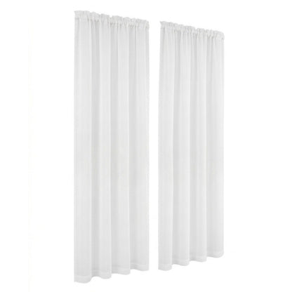 Artiss Blockout Curtains 2X 132x213cm Light Filtering Window Drapes Rod Pocket