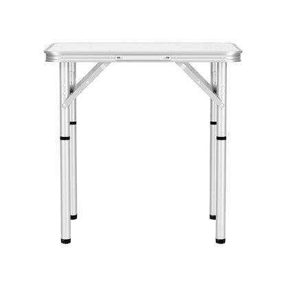 Weisshorn Folding Camping Table 60CM Adjustable Portable Outdoor Picnic Desk