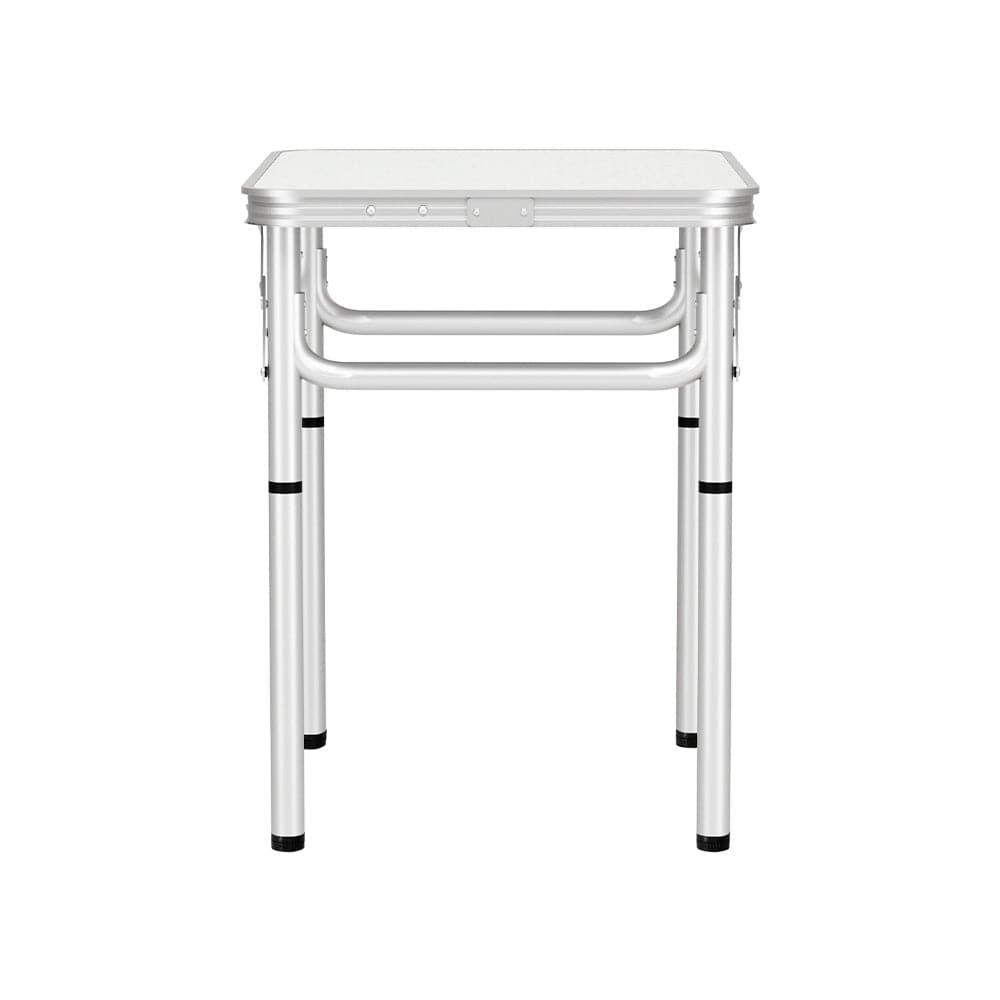 Weisshorn Folding Camping Table 60CM Adjustable Portable Outdoor Picnic Desk