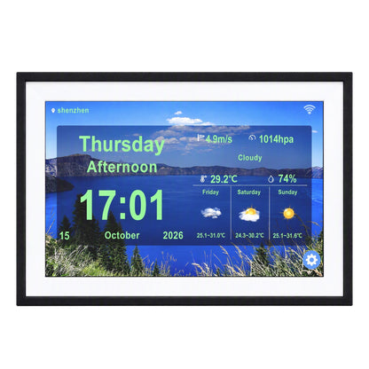 Alona.com.au Home & Garden > Home Office Accessories > Calendars, Organisers & Planners Artiss 10" Smart Digital Clock Calendar HD IPS Touchscreen Weather Photo Frame