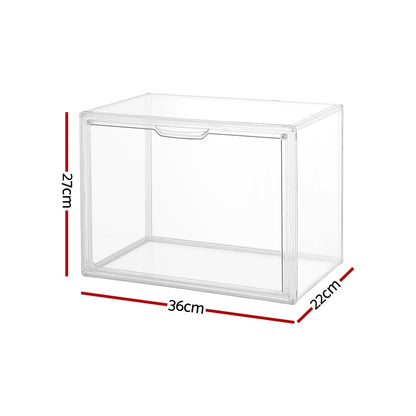Artiss Clear Acrylic Display Case Dustproof Protection Box For Toys 27CM