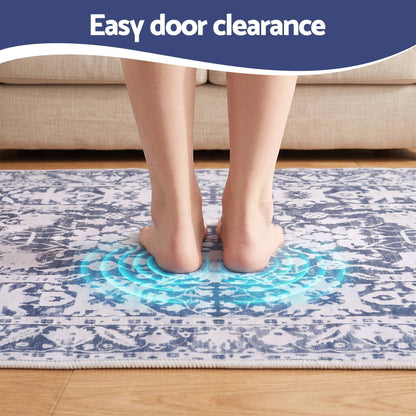 Artiss 60 x 180 cm Runner Rugs for Hallway Bedroom Pad-Free Dense Dot Backing Stops Slipping & Robot Vacuum Friendly, Vintage Carpet for Reading Nook Dining Area, 100% Polyester Washable