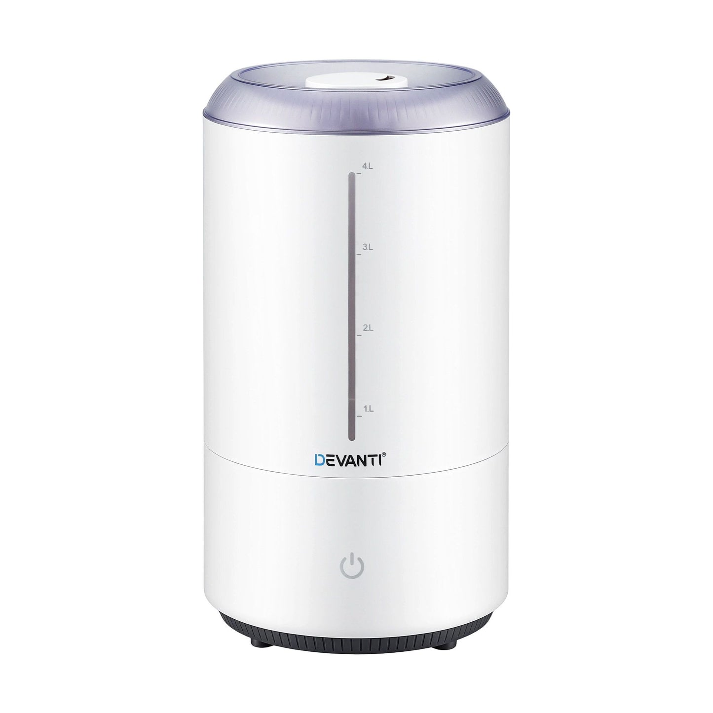 Devanti Ultrasonic Humidifier Aroma Diffuser Top Fill Quiet Bedroom 4L White