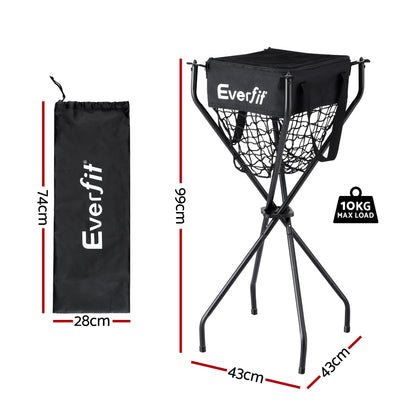 Everfit Portable Ball Cart Foldable Pickleball Tennis Baseball Softball