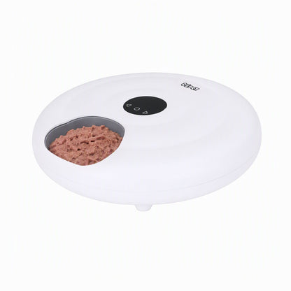 i.Pet Pet Care > Cat Supplies > Cat Bowls, Feeders & Waterers i.Pet Automatic Cat Feeder Wet & Dry Food 6 Compartments Per 150ml WiFi White