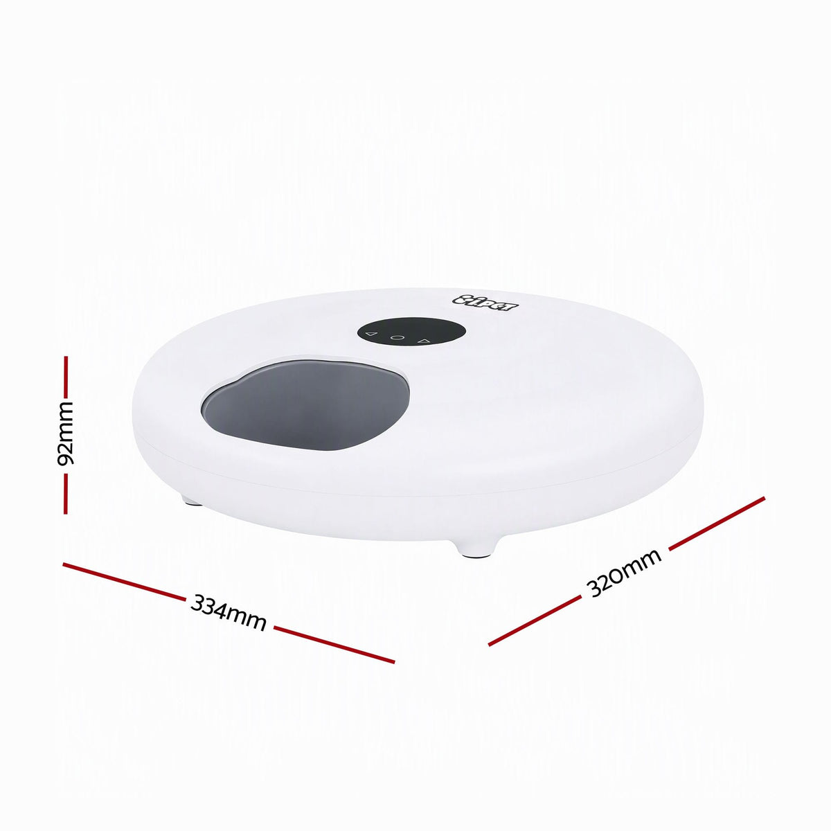 i.Pet Pet Care > Cat Supplies > Cat Bowls, Feeders & Waterers i.Pet Automatic Cat Feeder Wet & Dry Food 6 Compartments Per 150ml WiFi White