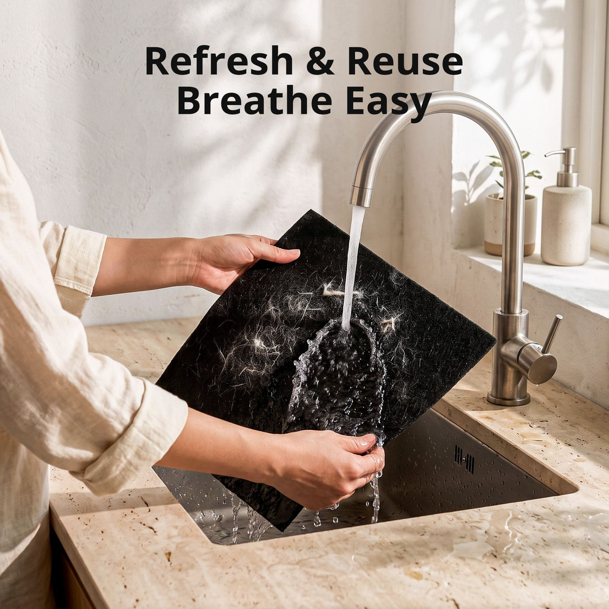 Alona.com.au Appliances > Aroma Diffusers & Humidifiers > Purifiers LUVIMO Pet Air Purifier Replacement Filter H13 HEPA w/ Activated Carbon Washable Pre-filter