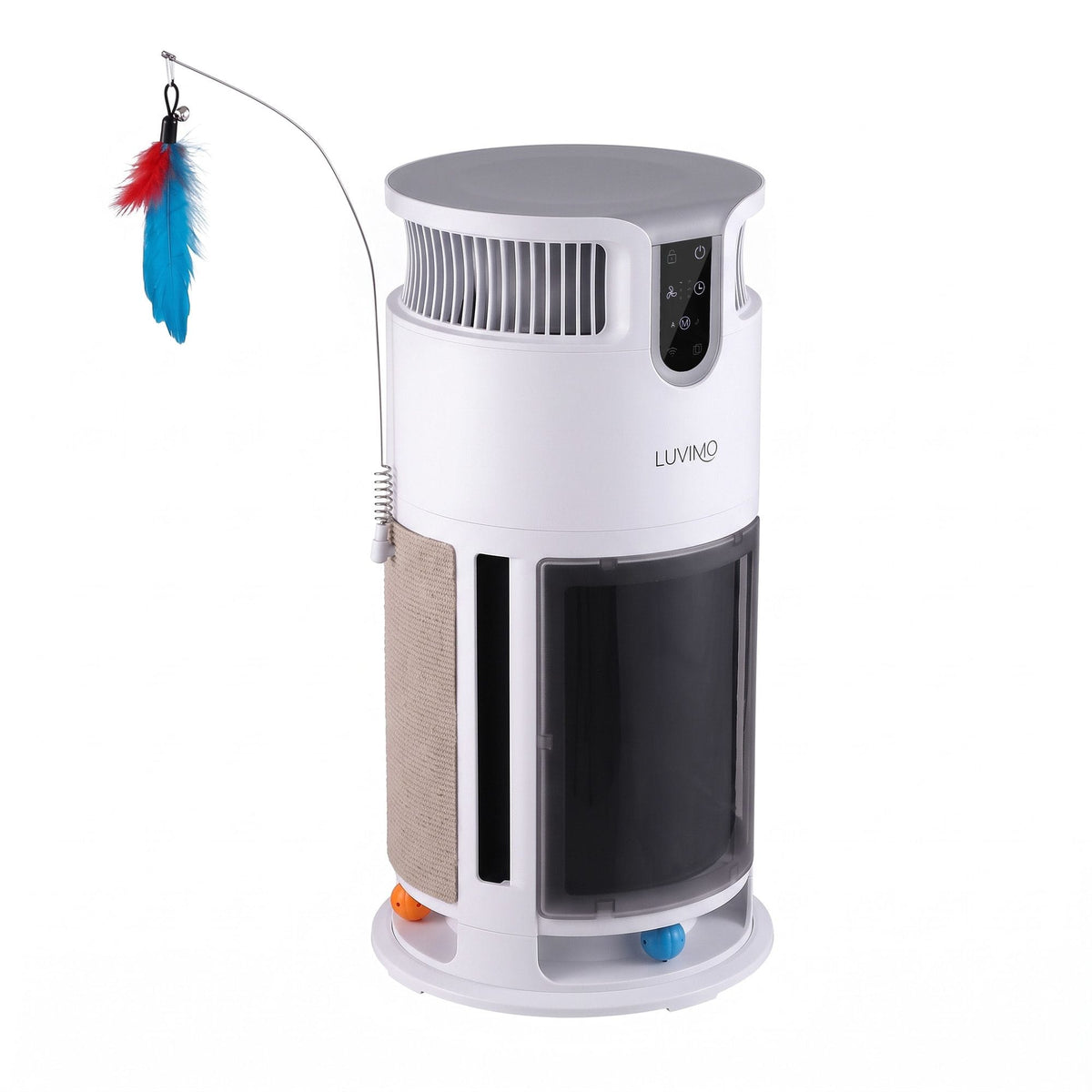 Alona.com.au Appliances > Aroma Diffusers & Humidifiers > Purifiers LUVIMO Pet Air Purifier H13 HEPA Smart Air Cleaner CADR 350 w/ Cat Toys for Home