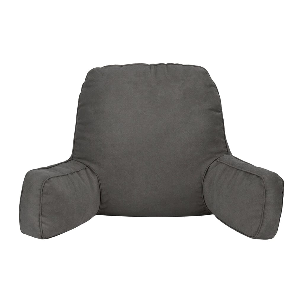 Giselle Reading Pillow Back Rest Lumbar Support Cushion Grey