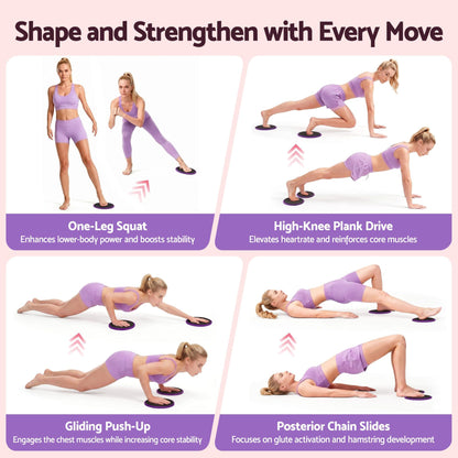 Everfit Pilates Ring Set for Women, 15pcs Home Workout Pilates Equipment with Ring, Ball, Yoga Socks, D-Ring etc. Pilates Starter Kit for Strength, Toning and Flexibility Purple
