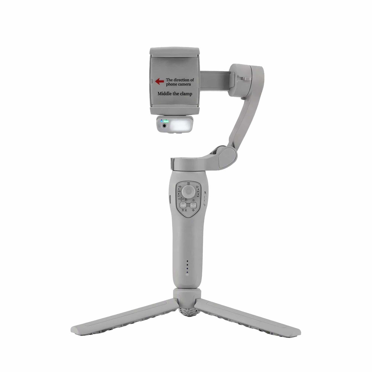 Alona.com.au Health & Beauty > Health & Wellbeing > Supports & Braces Devanti 3-Axis Handheld Gimbal Stabilizer for Smartphone & Tripod AI Tracking Fill Light