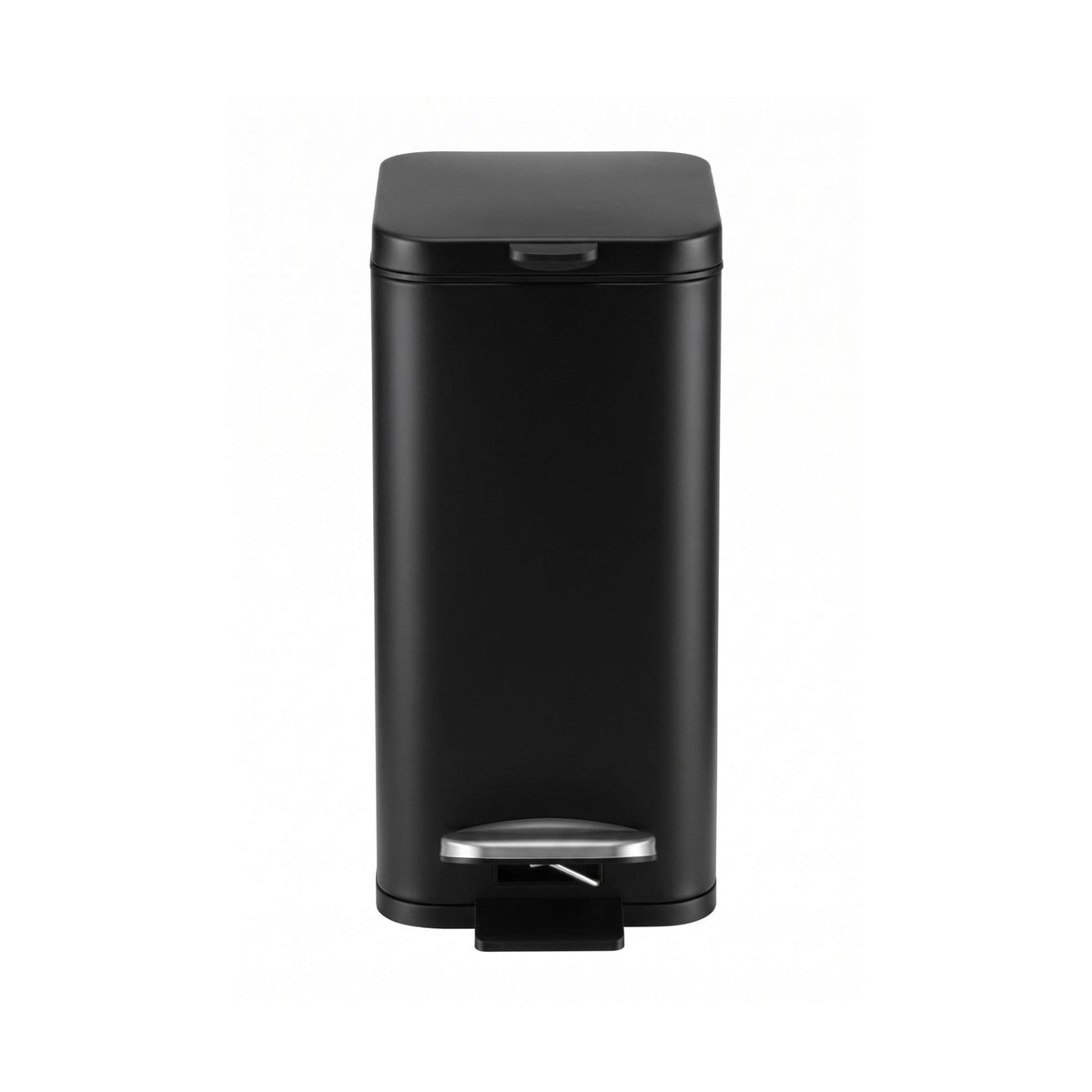 Alona.com.au Home & Garden > Kitchen Bins > Pedal Bins Cefito 5L Pedal Rubbish Bin Carbon Steel Rectangular Trash Can Removable Bucket Black