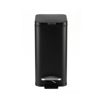 Alona.com.au Home & Garden > Kitchen Bins > Pedal Bins Cefito 5L Pedal Rubbish Bin Carbon Steel Rectangular Trash Can Removable Bucket Black