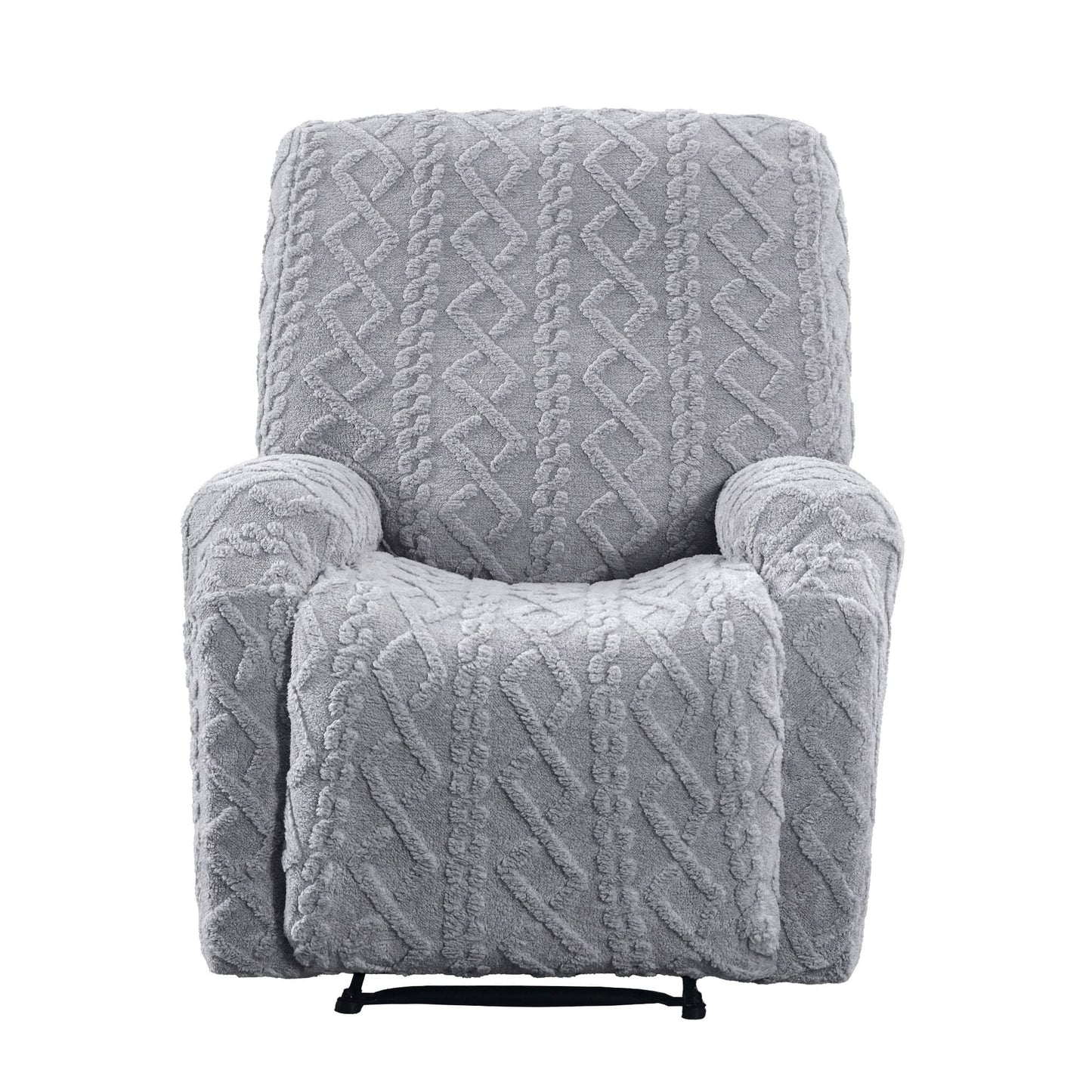 Artiss Recliner Chair Covers with Storage Side Pockets Grey