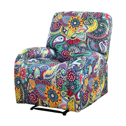 Artiss Stretch Kids Recliner Cover 4-Pieces Recliner Chair Slipcovers Printed Polyester