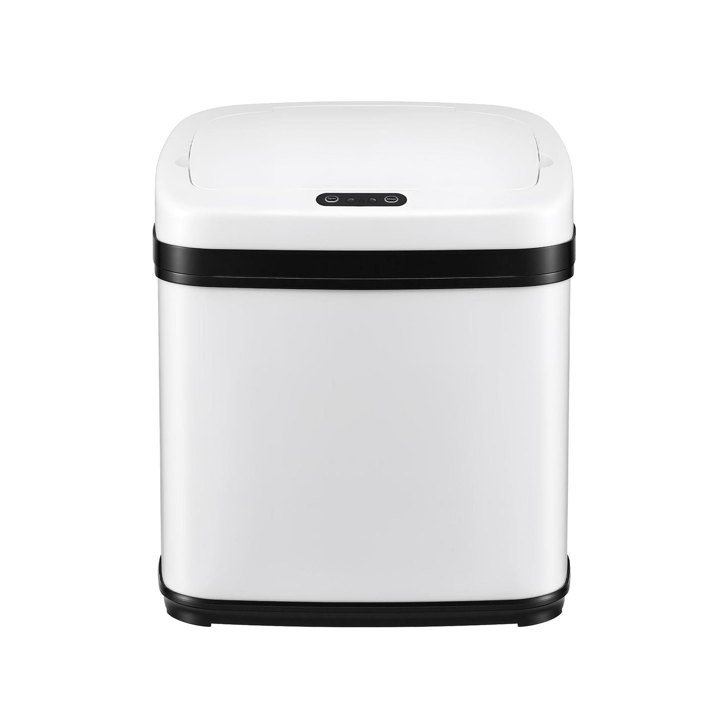 Devanti 15L Motion Sensor Bin Touchless Bins Soft-Close Rubbish Trash Can White