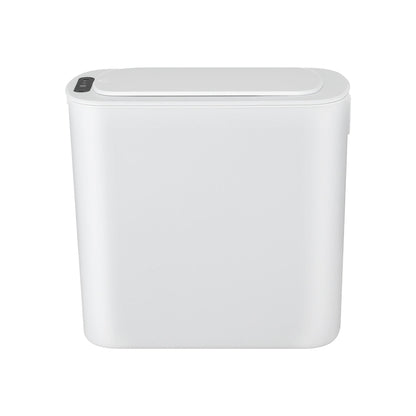Alona.com.au Home & Garden > Kitchen Bins > Automatic Bins Devanti Automatic Trash Bin with Lid 11L Motion Sensor Kitchen Bin Touchless Garbage Can Modern White Plastic Slim Rubbish Bin with Liner Holder for Kitchen, Home, Office