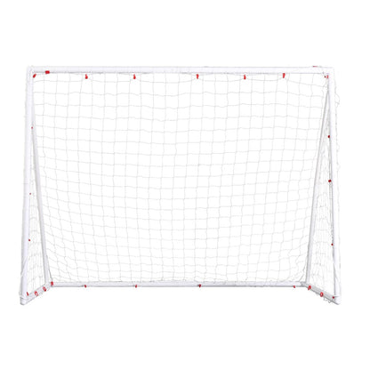 Everfit 8FT Soccer Football Goal Net UPVC Frame with PE Mesh Weatherproof Portable Goals for Backyard Training Competitive Play