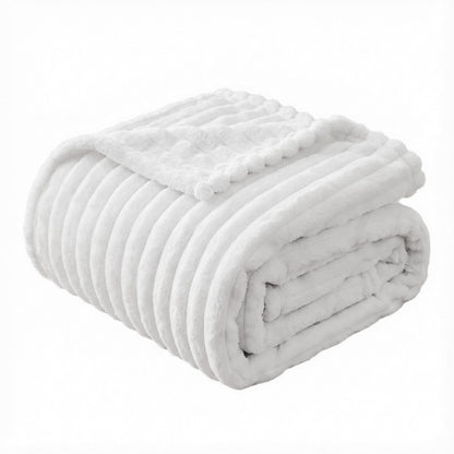 Giselle 203x230cm Throw Blanket Fleece Soft Lightweight Cozy Sofa Couch Bed Throw