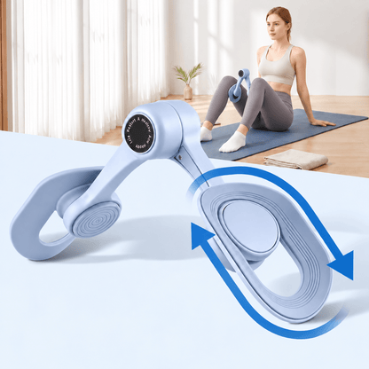 Alona.com.au Sports & Fitness > Exercise, Gym & Fitness > Gym Equipment & Accessories Everfit Thigh Master Pelvic Floor Muscle Exercise Trainer Devices for Women Blue