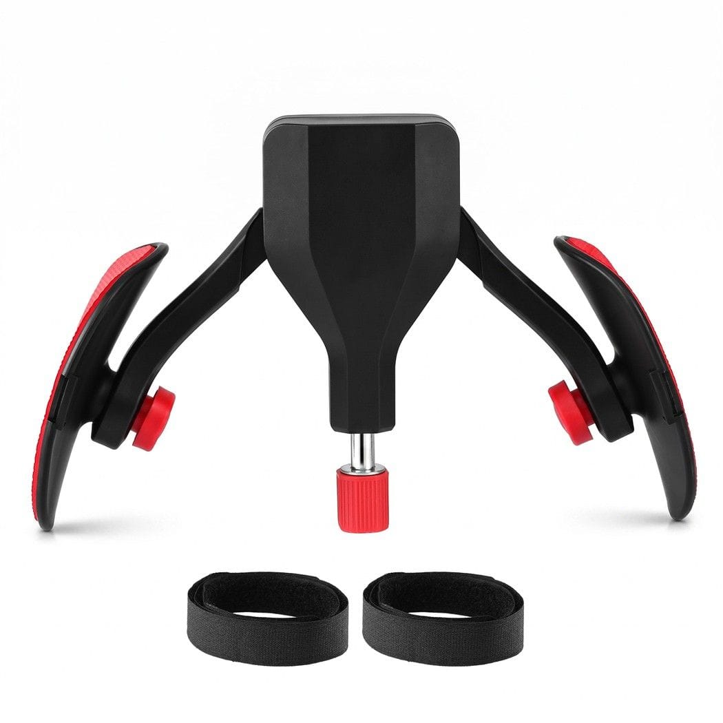 Everfit Pelvic Floor Exerciser Inner Thigh Kegel Trainer 35KG 360 Adjustable Men Women Black & Red