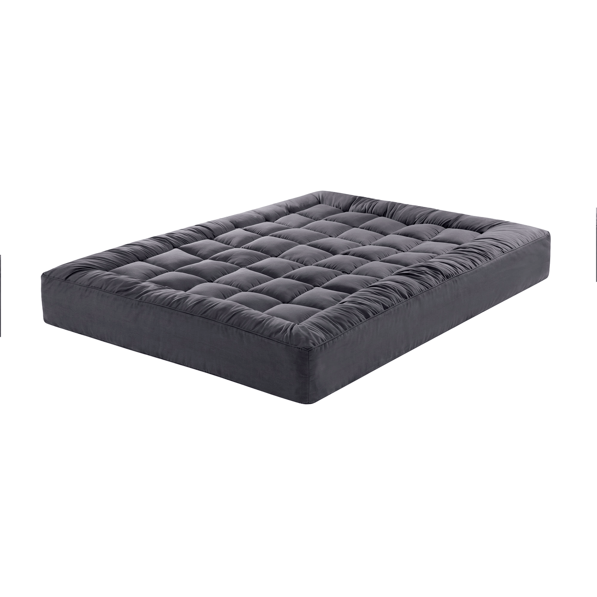 Giselle Furniture > Mattresses > Mattress Toppers Giselle Bedding Bamboo Charcoal Filling Pillowtop Topper 1000GSM 5cm Thick Pillowtop Pad for Back Pain Relief Washable with 45cm Deep Pocket Double