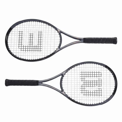 Alona.com.au Sports & Fitness > Racquet Sports > Tennis Everfit Tennis Racket Set 2 Pack 27 Inch Lightweight Cushioned Grip for Adults Black