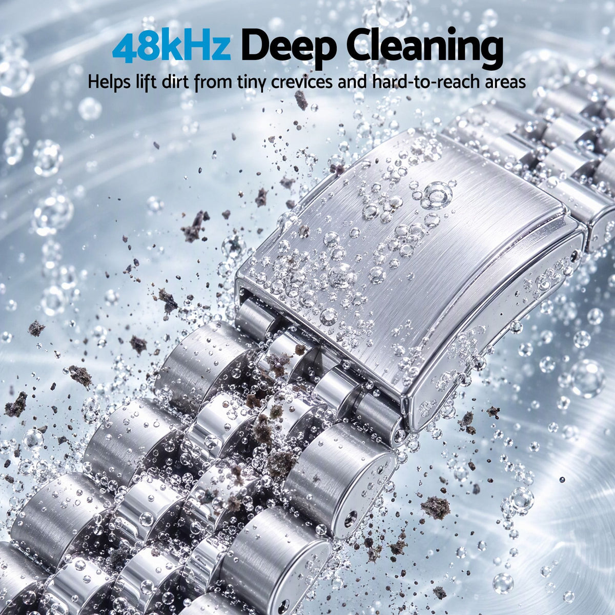 Alona.com.au Appliances > Other Cleaning Appliances > Jewellery Cleaners Devanti Ultrasonic Cleaner 700mL 48kHz Jewellery Cleaning Machine with Stainless Steel Tank White