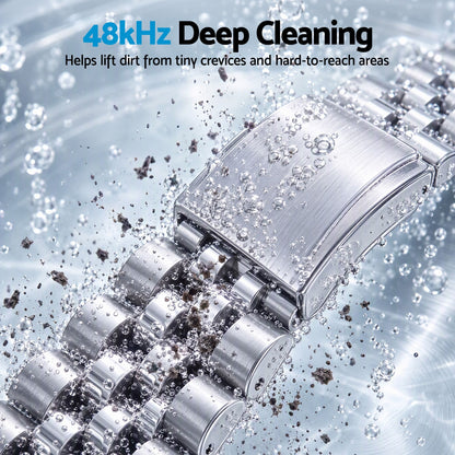 Alona.com.au Appliances > Other Cleaning Appliances > Jewellery Cleaners Devanti Ultrasonic Cleaner 700mL 48kHz Jewellery Cleaning Machine with Stainless Steel Tank White