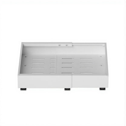 Artiss 2 Pack Pull Out Drawers for Cabinets Expandable Cabinet Organizer White