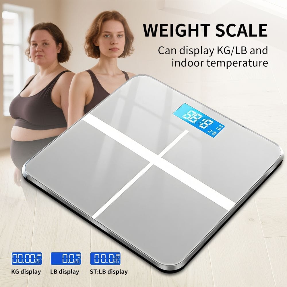 Alona.com.au Home & Garden > Scales > Bathroom Scales 396-pound Weight Scale, Electronic Scale, Bathroom Scale, Personal Scale, High-precision Weight Scale, With LCD High-definition Display And Temperature Display (switchable KG/LB Units) Large Platform, Durable And Safe, Suitable For Various Scenarios
