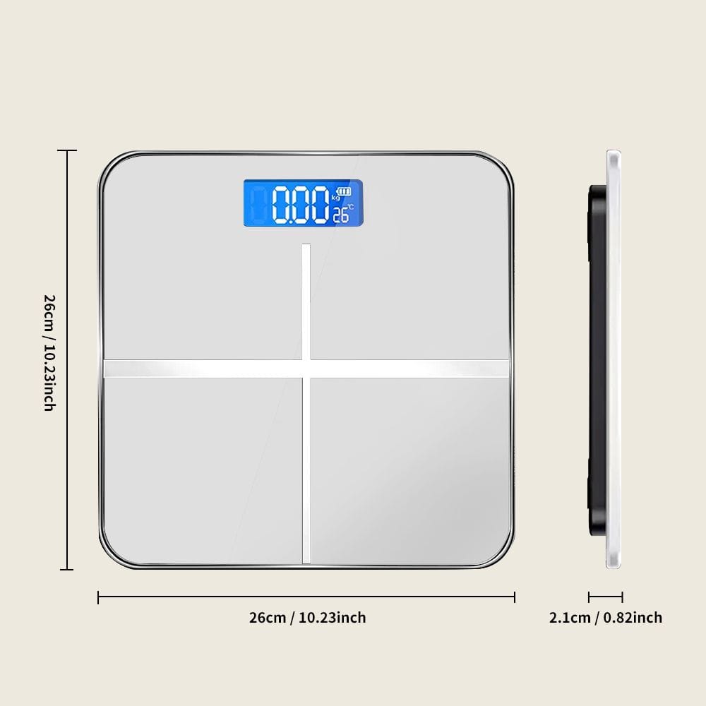Alona.com.au Home & Garden > Scales > Bathroom Scales 396-pound Weight Scale, Electronic Scale, Bathroom Scale, Personal Scale, High-precision Weight Scale, With LCD High-definition Display And Temperature Display (switchable KG/LB Units) Large Platform, Durable And Safe, Suitable For Various Scenarios
