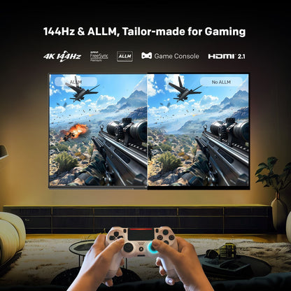 Alona.com.au Appliances > TV > TVs & Accessories SKYWORTH 55" X8700G MagicSound Google TV, 144Hz UHD QD-Mini LED, 2.1.2 Sound, Built-in Subwoofer, Dolby Vision+Atmos, Gaming TV, Find-My Remote