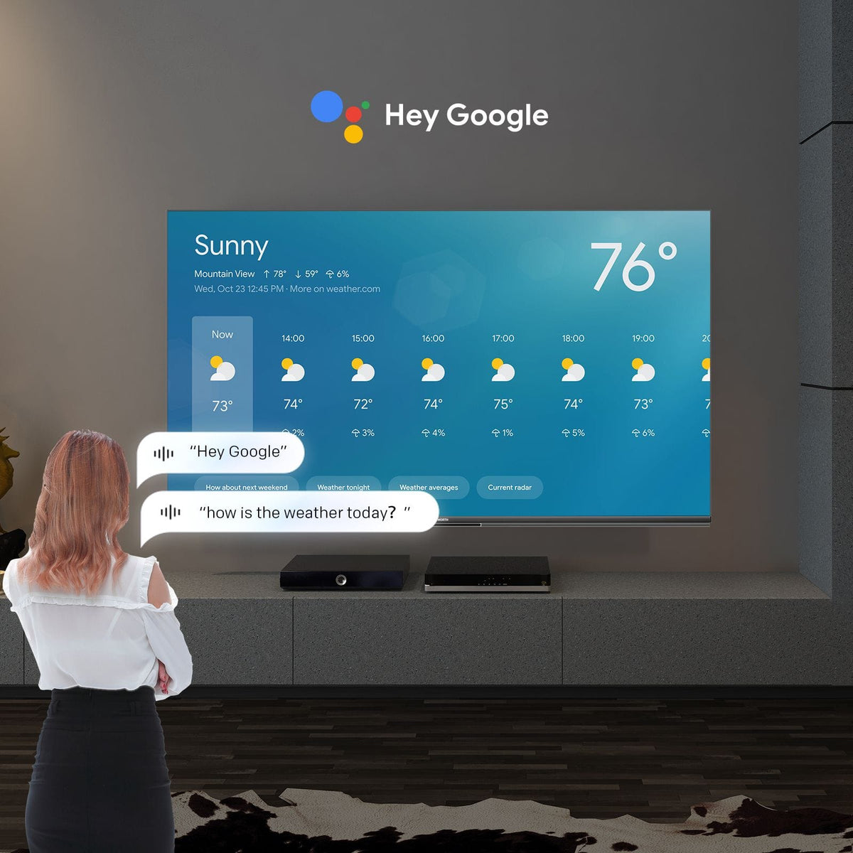Alona.com.au Appliances > TV > TVs & Accessories SKYWORTH 55" X8700G MagicSound Google TV, 144Hz UHD QD-Mini LED, 2.1.2 Sound, Built-in Subwoofer, Dolby Vision+Atmos, Gaming TV, Find-My Remote