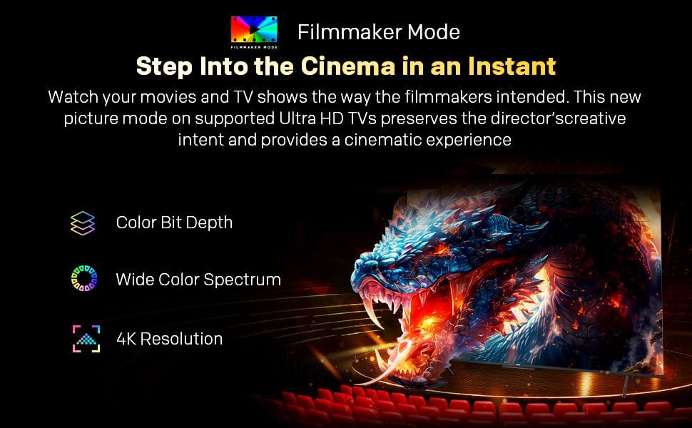 SKYWORTH Q6600H 60" - QLED+ 4K Smart Google TV, Gen 5 Quantum Dot, 120Hz Refresh Rate, AI-Powered Picture, Dolby Audio DBX-tv Audio, Voice Control, Screen Casting, HDR, Eco-Friendly Design