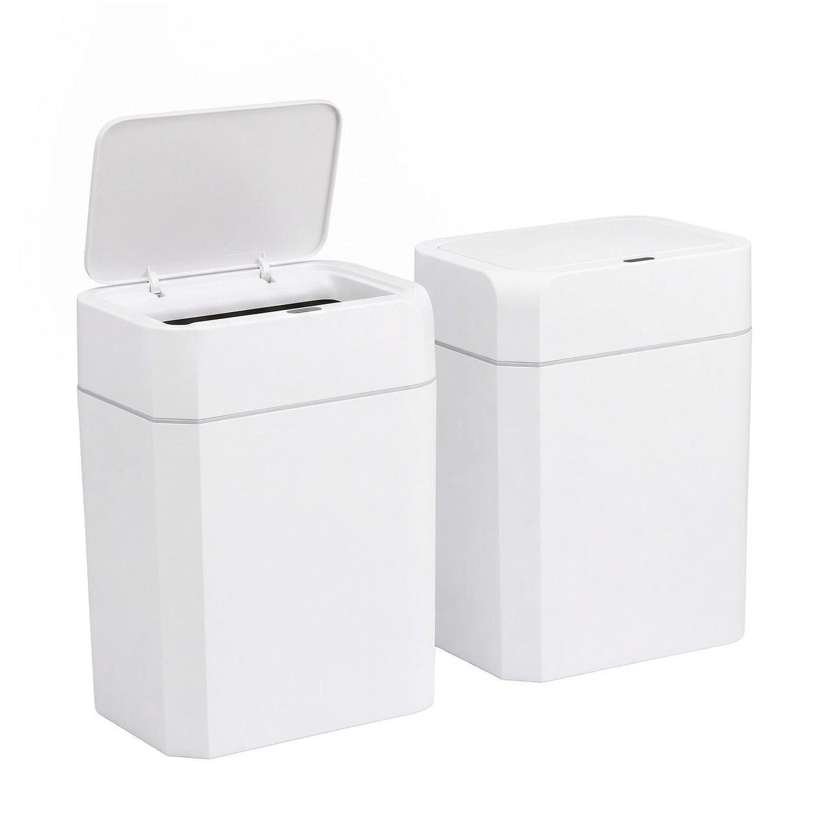 Alona.com.au Home & Garden > Kitchen Bins > Automatic Bins Artiss Rubbish Bin 12L 2-Pack Sensor Kitchen Automatic Motion Touchless White